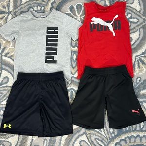 Boys shorts and shirts bundle